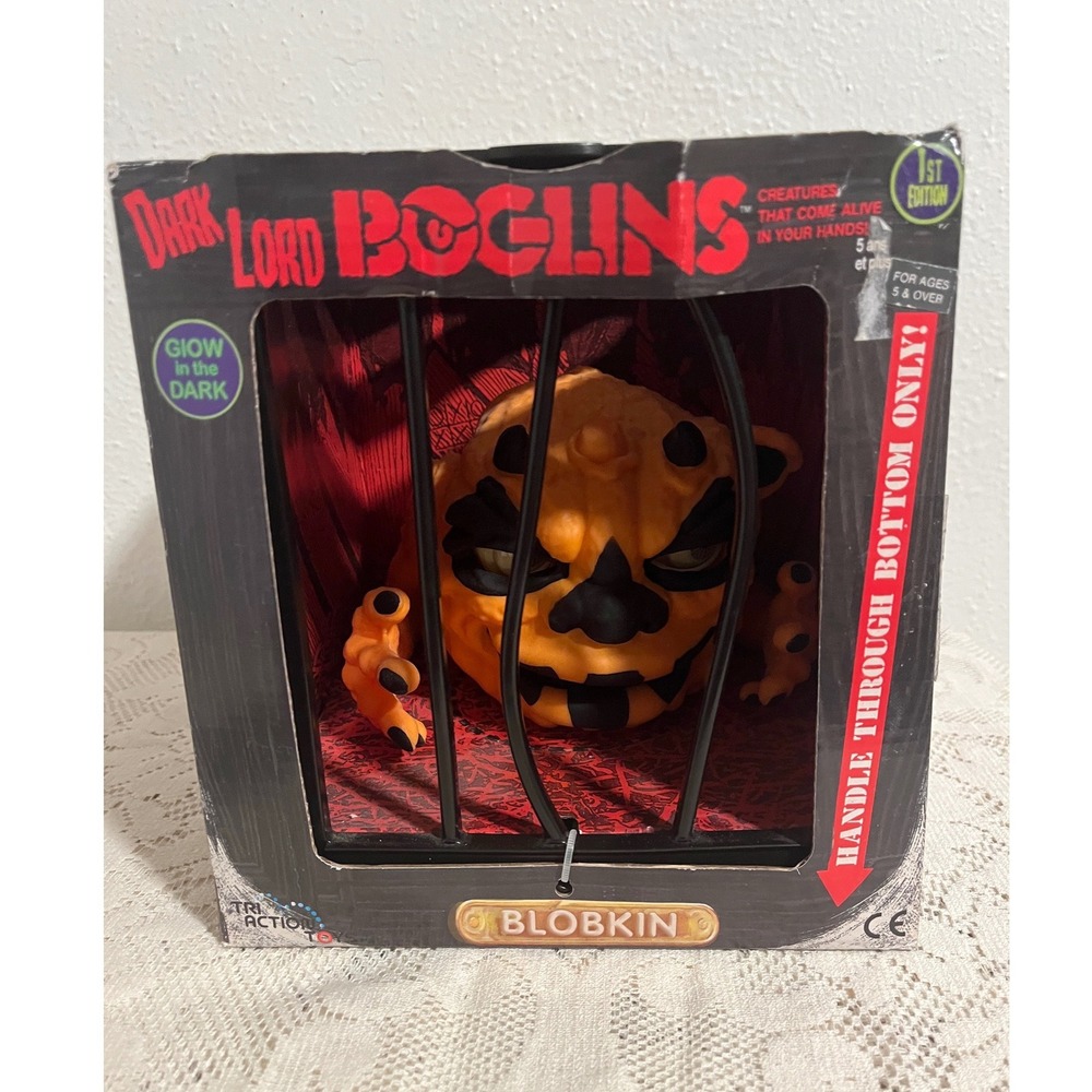 Dark Lord Boglins Blobkin 1st Edition Glow in Dark Puppet TriAction Toys 10015